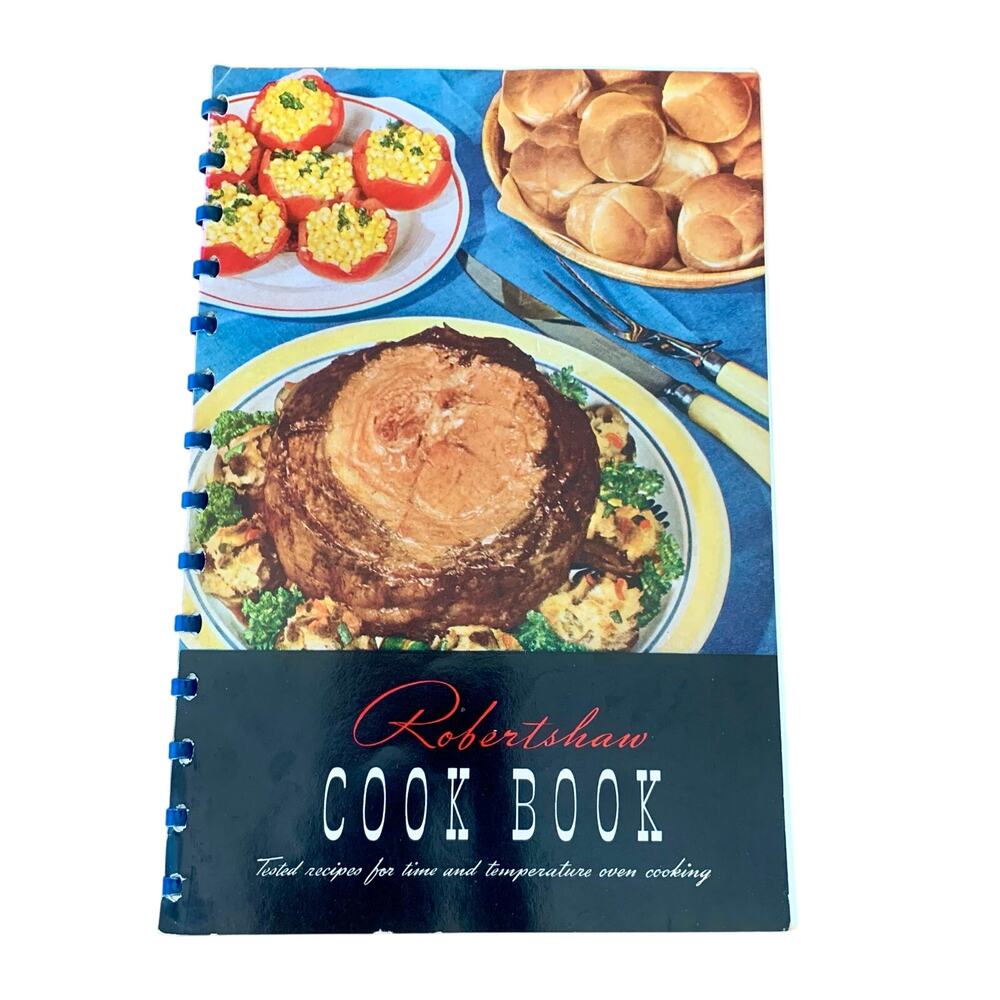 Robertshaw Cook Book 1946 Paperback Oven Cooking Robertshaw Thermostat Co Vtg